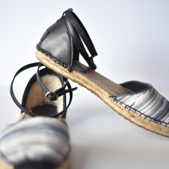 UGG Shoes - UGG Libbi Espadrille d'orsay flat black gray 8